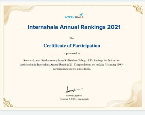 internshala certificate